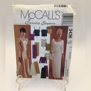 McCALL'S Sewing Pattern #3436 Tops & Skirts